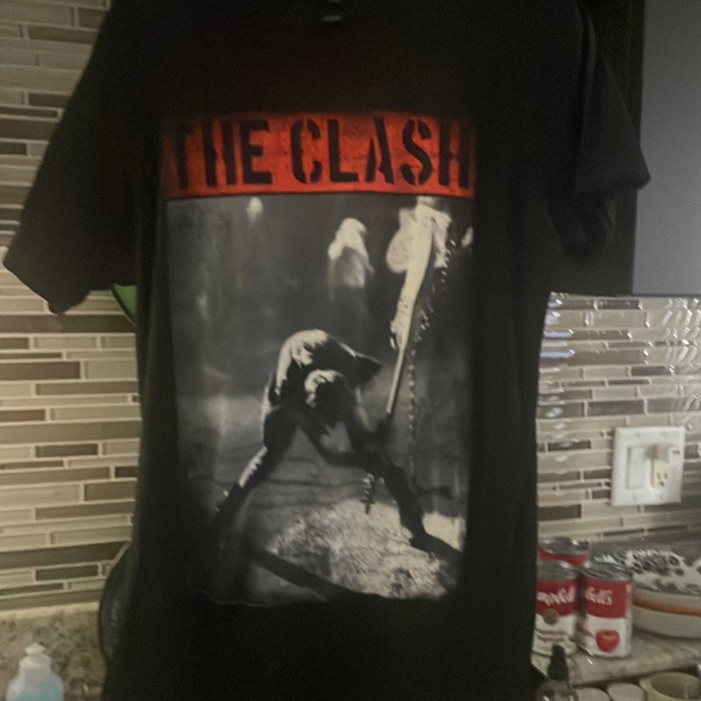 THE CLASH T SHIRT.    Never worn.